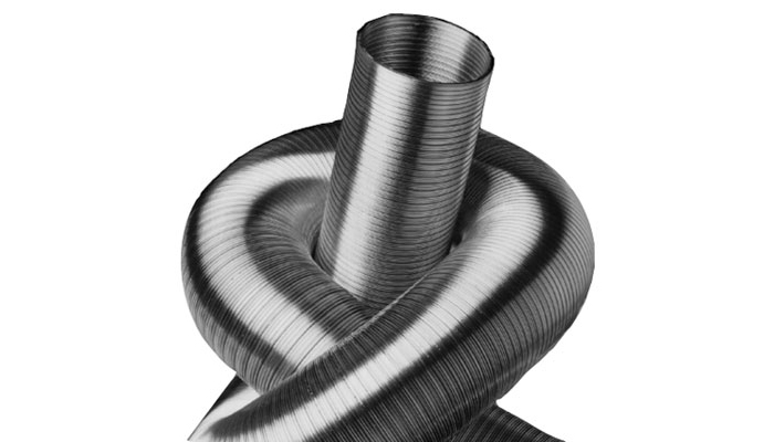 SRFC - Flexrohr Aluminium, zweilagig
