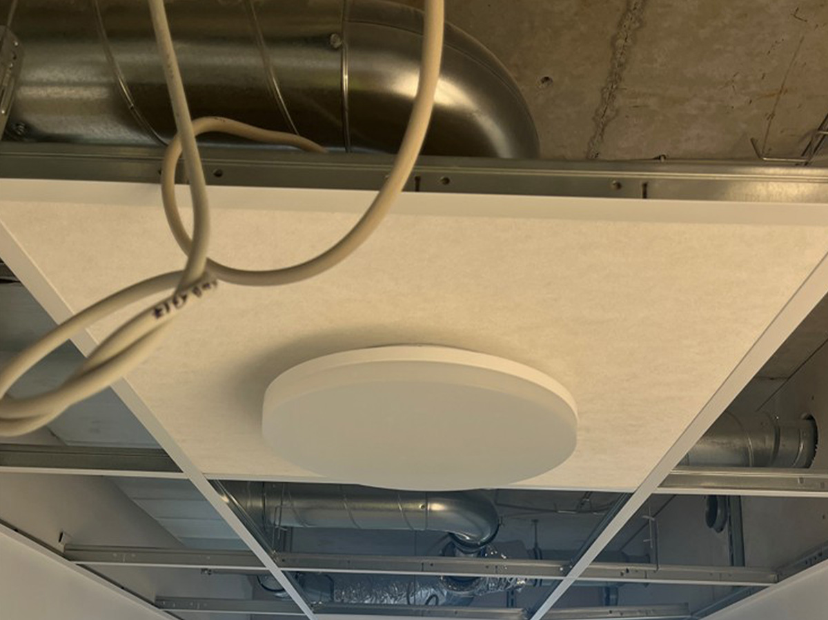 BORA Bremen &ndash; Detail der technischen Deckenintegration