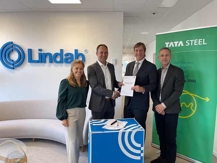 Vereinbarung zwischen Tata Steel und Lindab &uuml;ber Zeremis&reg; Gr&uuml;nstahl getroffen